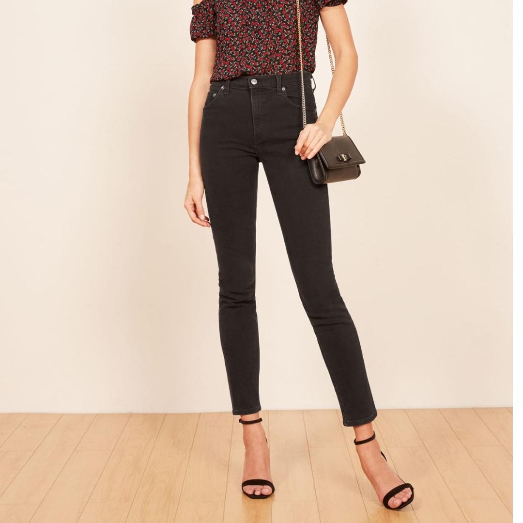 Reformation Hepburn High Skinny Jeans in Argentine Size 27