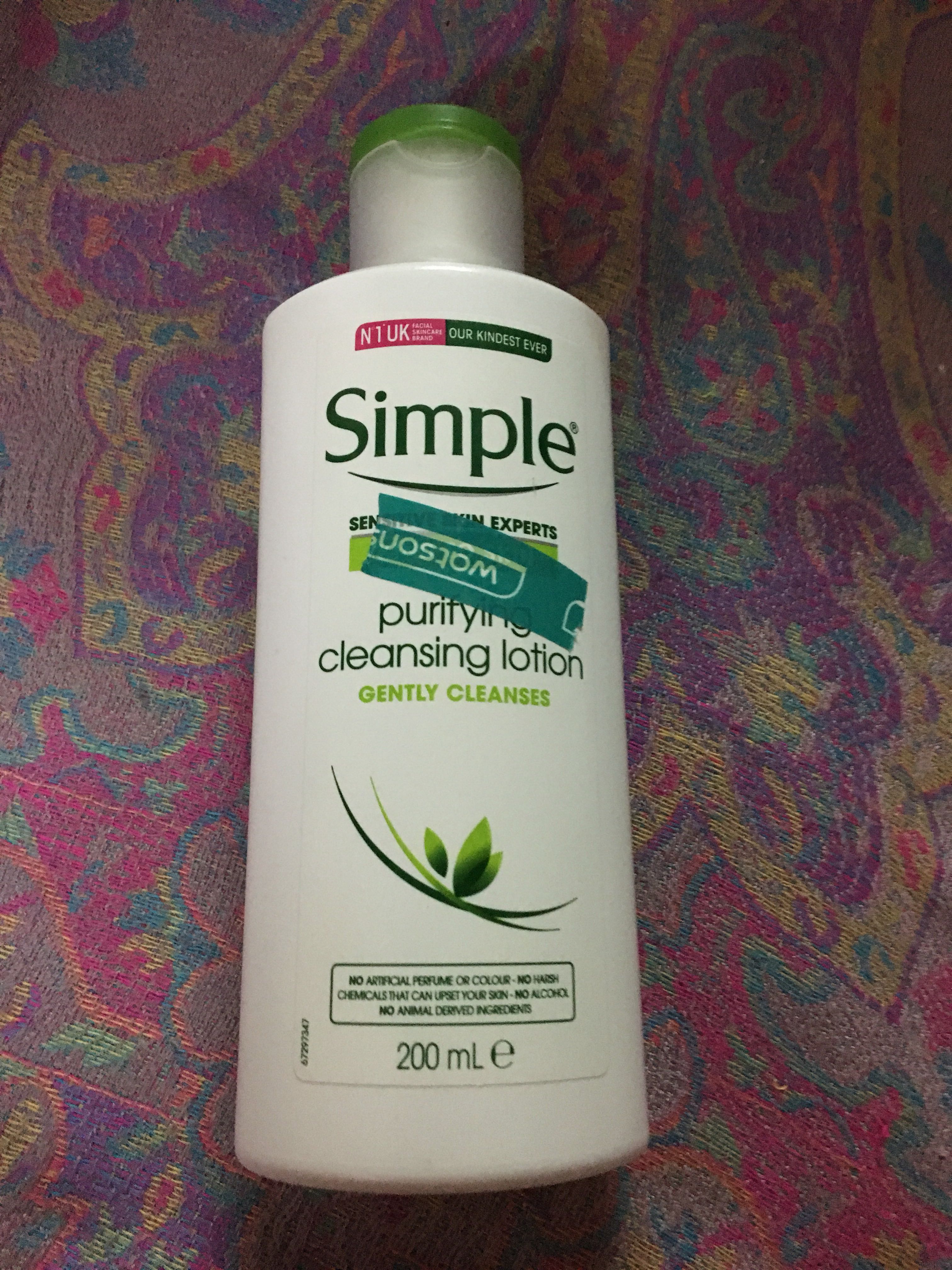 Simple Cleansing Lotion, Beauty & Personal Care, Face, Face Care on