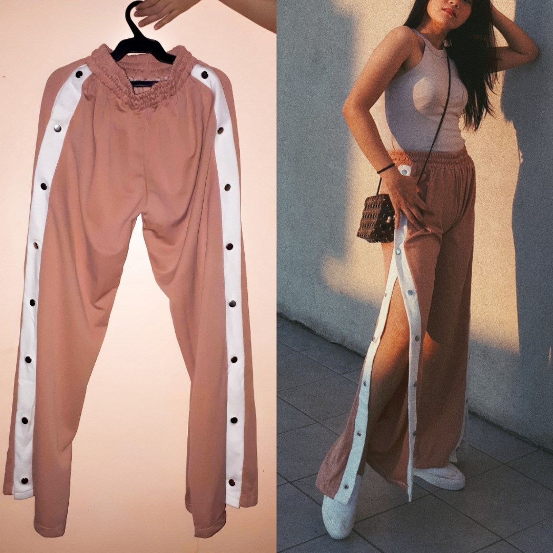 Side button tapped pants  TrenBee