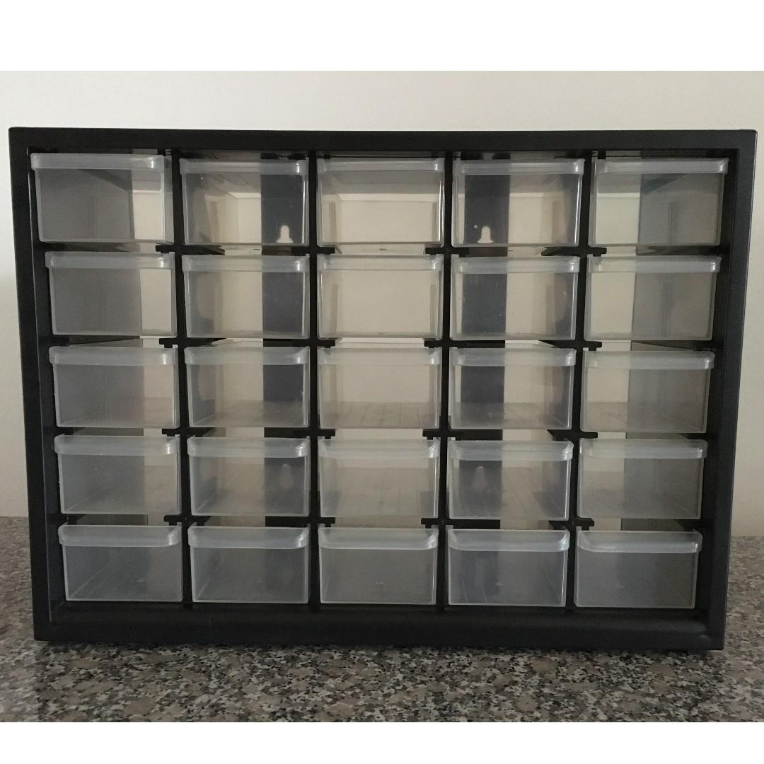 Small Parts Multi Drawers Storage Cabinet Desk Organizer
