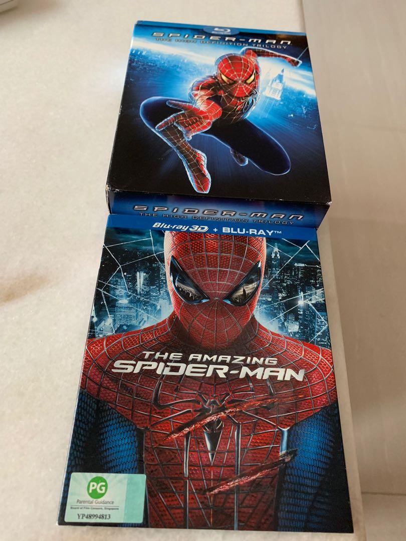 Spider Man Collection 4 Blu Ray Movies Music Media Cds Dvds
