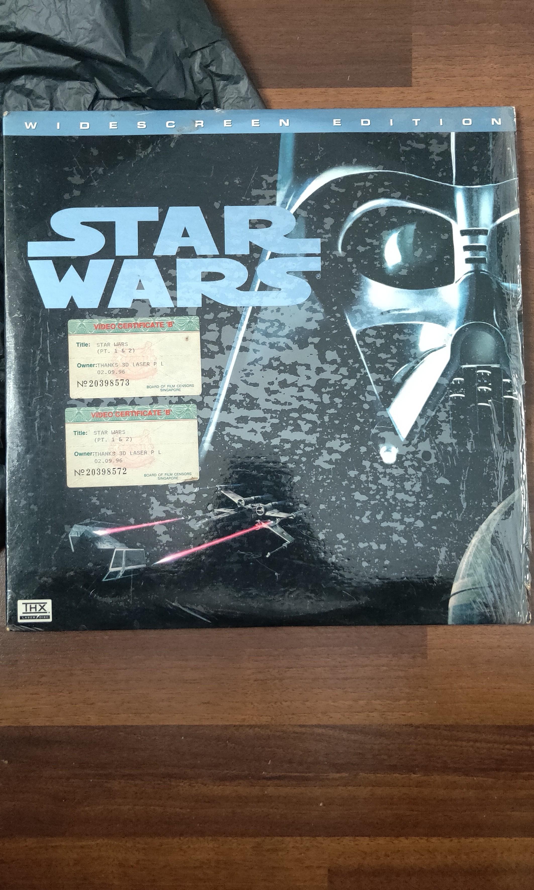 Star Wars laser disc, TV & Home Appliances, TV & Entertainment, TV