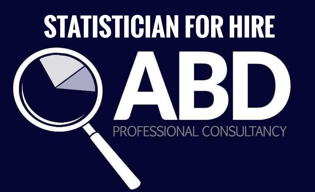 Statistician and Thesis Consultant (Category: Tuition Services) located in Manila. Submitted by abdprocon (Listing ID 238606326, Image 1). Description: ABD Professional Consultancy is a team of statisticians and thesis editors from University of the Philippines. Services include thesis consultation, statistical methodology construction, sampling, and wide expertise on statistical analysis Enjoy our smooth online transactions from assessment of yo
