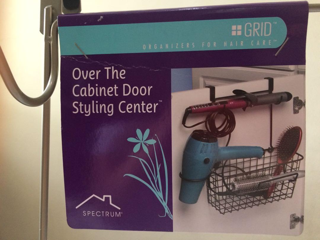 Styling tools organizer (Category: Storage Boxes & Baskets) located in Cebu City. Submitted by handpicked79 (Listing ID 244742557, Image 1). Description: Innovative,imported frm US, over the cabinet door organizer for styling tools. Organize your hair dryers, curling irons & products in this innovative organizer w/out giving up precious cabinet spaces! It hangs right on the cabinet door! RFS: my hair dryer can’t fit #homemaking #organizingtools.