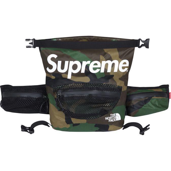 supreme the north face waterproof backpack woodland camo