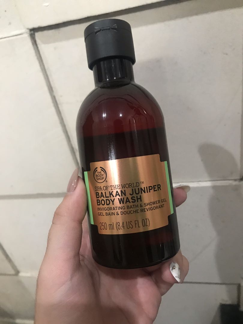 The Body Shop Balkan Juniper Body Wash Kesehatan Kecantikan