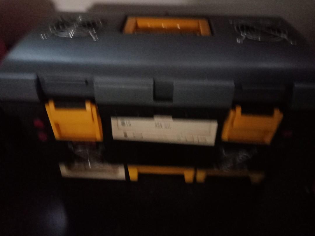 Toolbox pc (Category: Computer Parts) located in Kuala Lumpur. Submitted by innov8ventures (Listing ID 244827064, Image 1). Description: Toolbox pc Created this during my college time Still working Pentium processor Hdd Ram Cdrom Just a collection Have led lights running around.