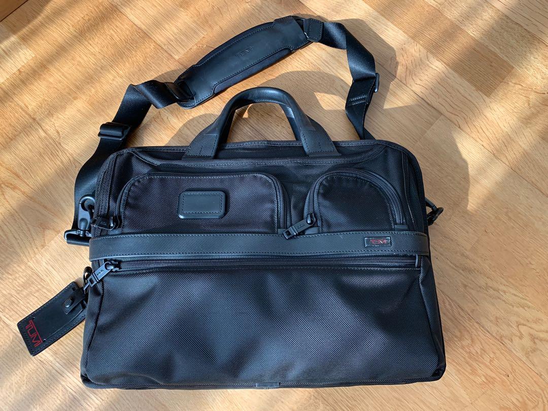tumi bag initials