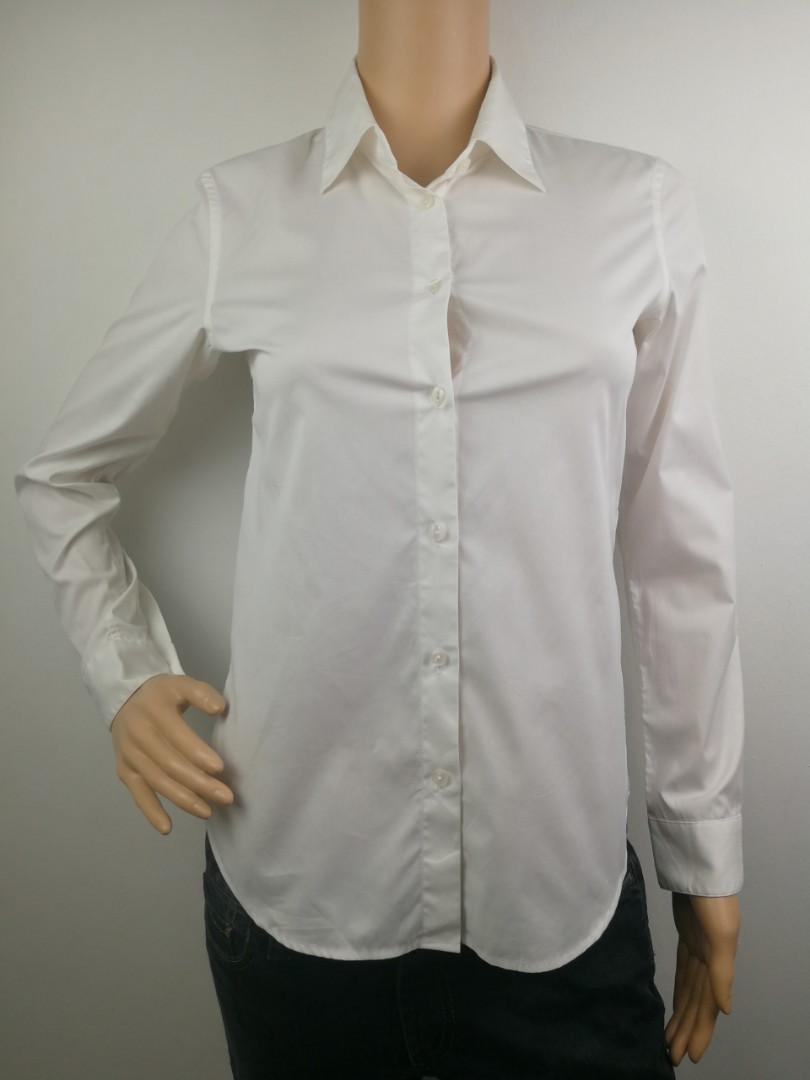Uniqlo Singapore - WOMEN Supima Cotton Stretch Long Sleeve Shirt $29.90  (U.P $49.90) Shop now