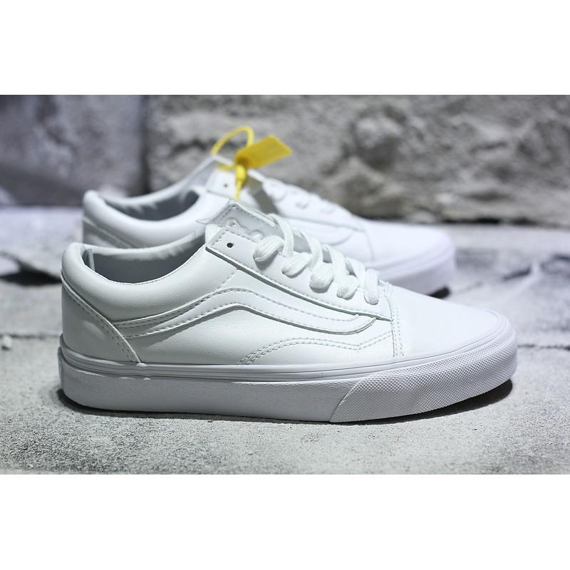 vans triple white leather