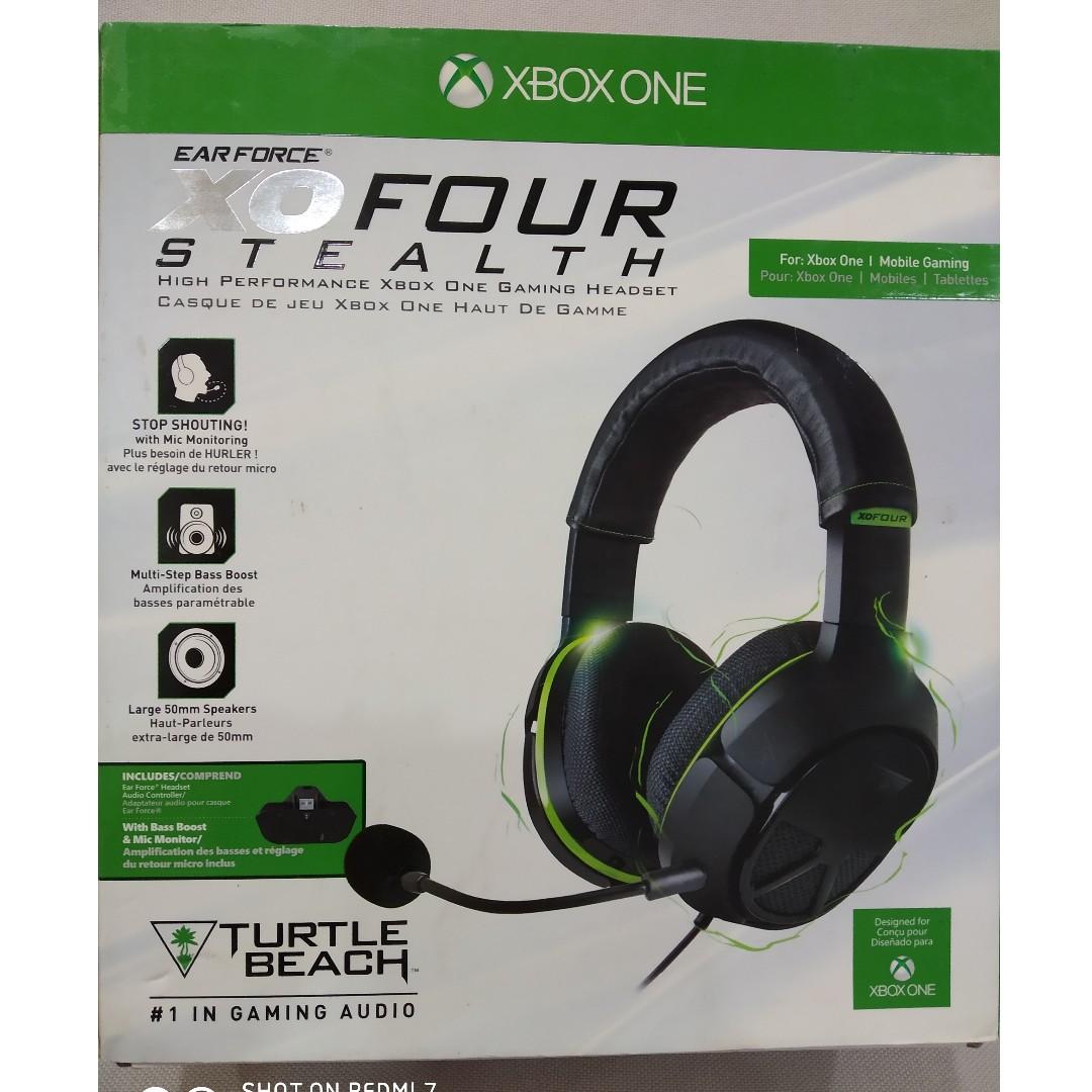 xbox one ear force xo four stealth gaming headset