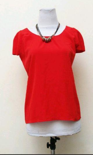 Red Top blouse merah