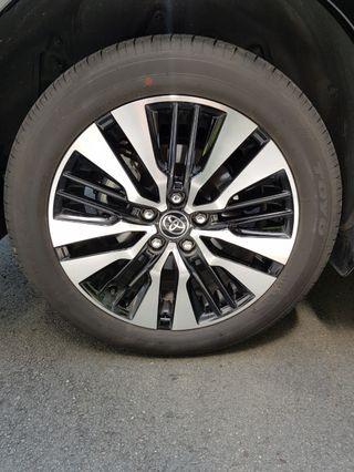 Toyota Alphard Stock Wheels with Tires For Sale Bnew