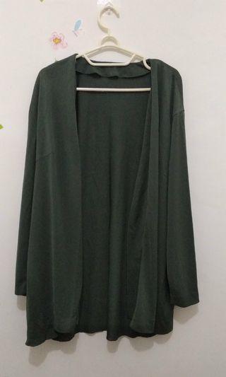 Army Olive Cardigan
