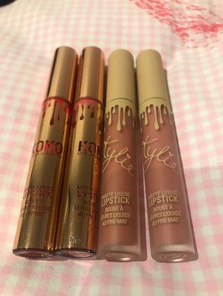 Kylie Cosmetics liquid lipsticks