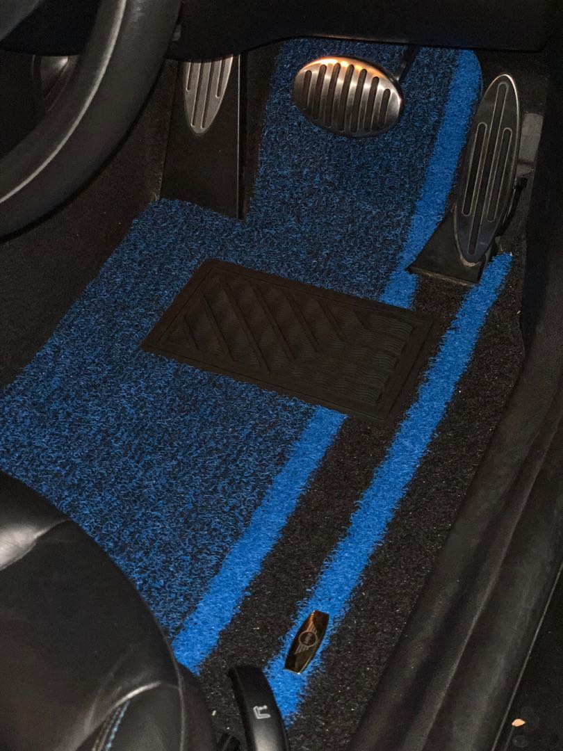 2016 Mini Cooper S Customized Fitted Car Floor Mat Blue