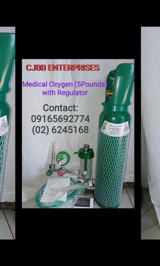 5LBS with Medical Regulator Oxygen Tank