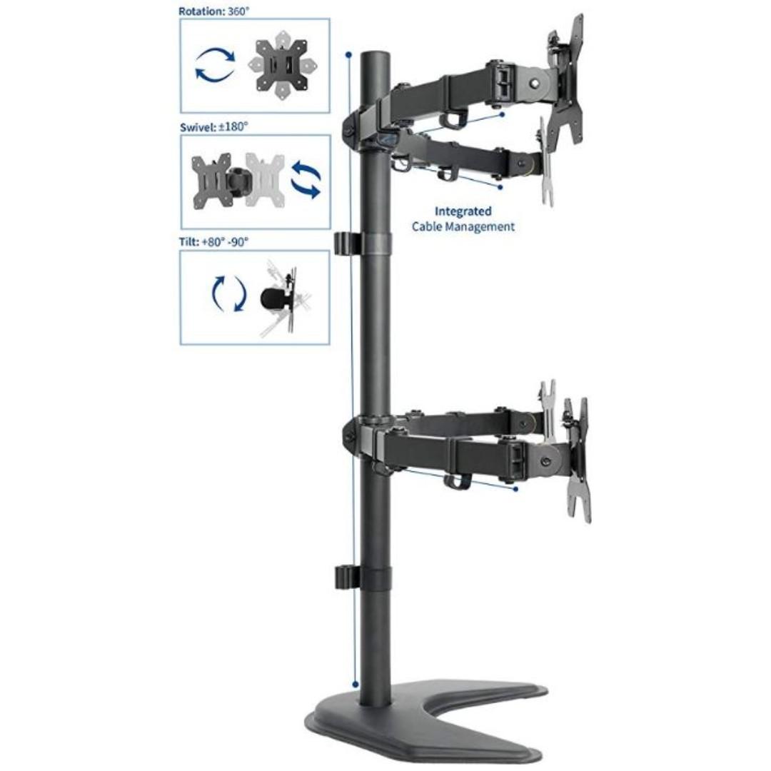 4 Screen Monitor Stand, Computers & Tech, Parts & Accessories, Monitor Screens on Carousell