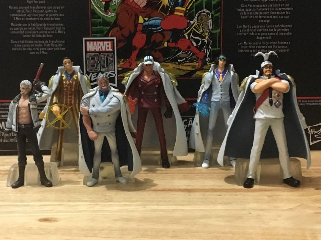 Bandai 日版超造型魂one Piece 海賊王 正義 海軍 篇全套6 款 Pop Shf Sic Wcf Rah 真骨彫baf Dwc 興趣及遊戲 玩具 遊戲類