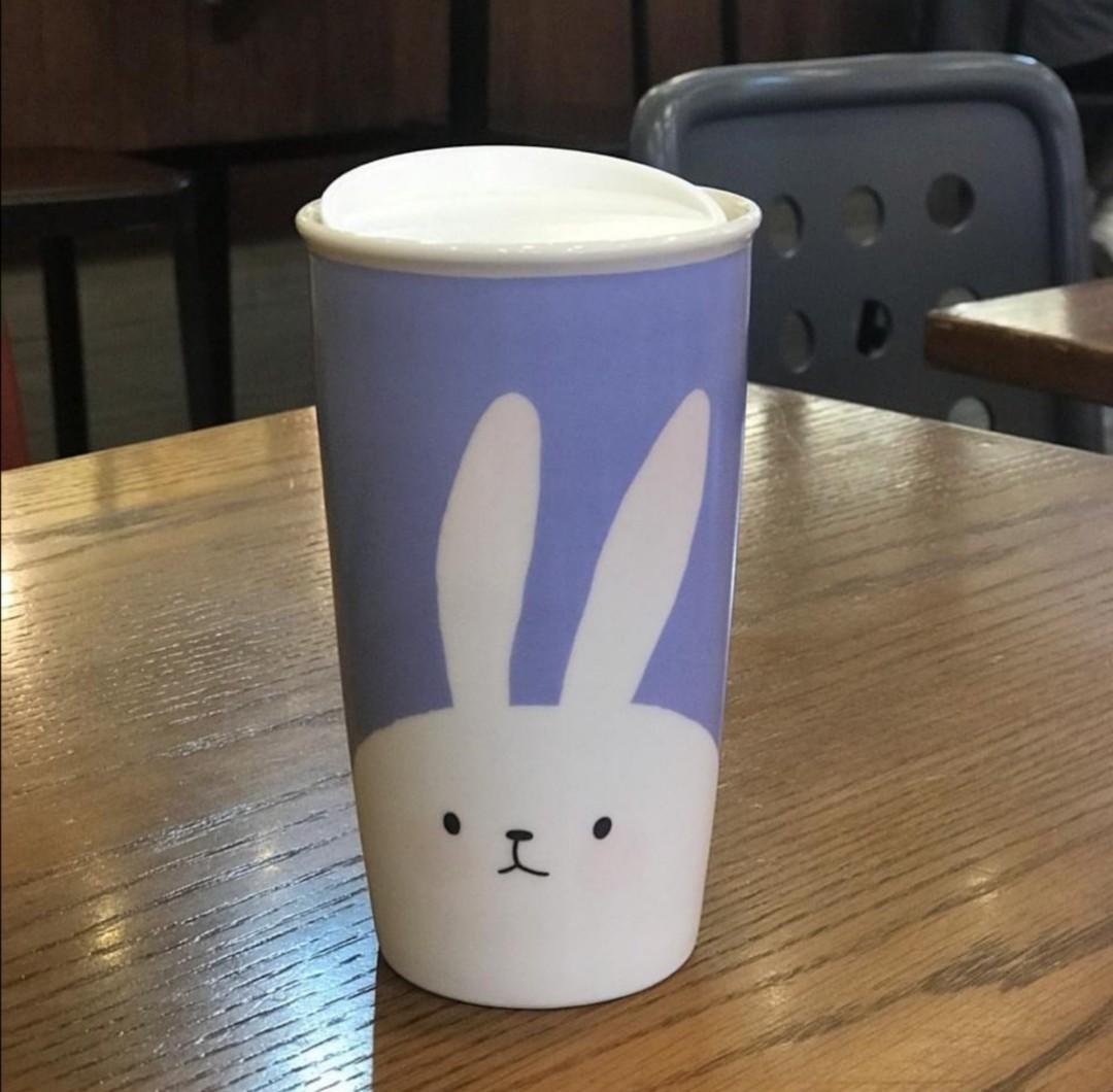 Starbucks Limited Edition Bunny Face Double Wall Mug Kitchen