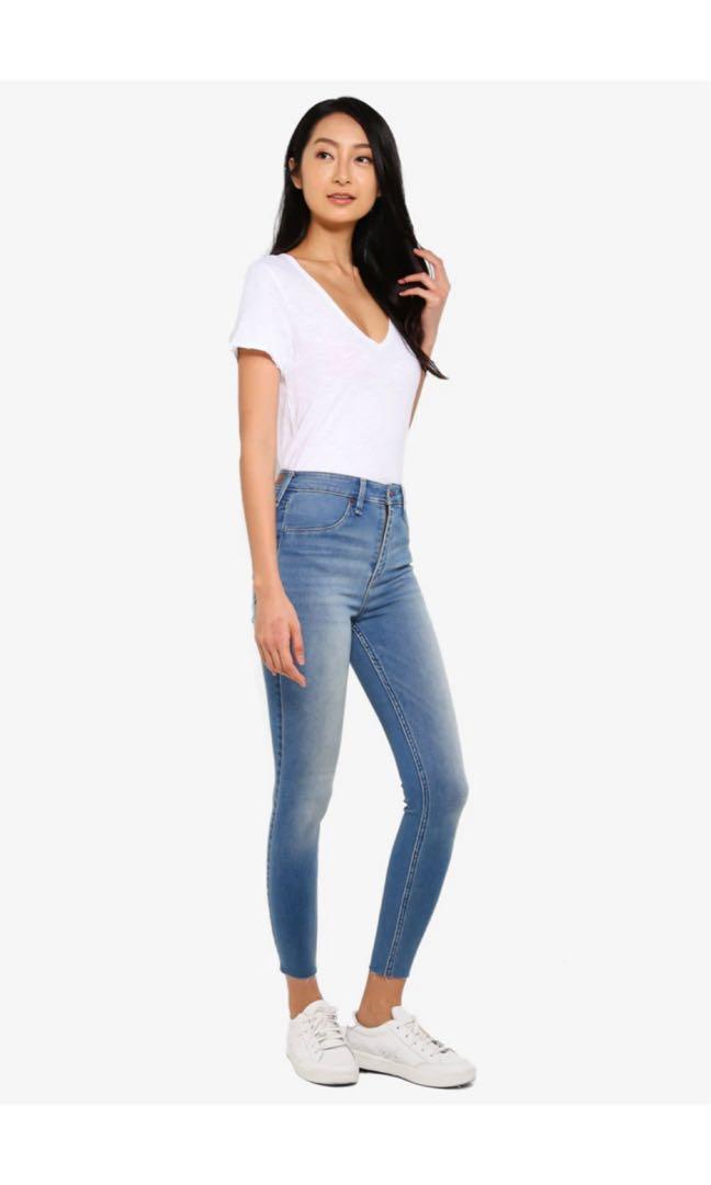 Abercrombie high rise jean sale leggings