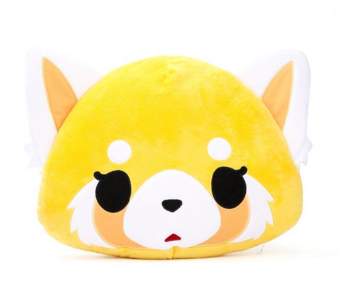 Wallpaper Aggretsuko Aggressive Retsuko Face Cushion Official Goods Toys HD