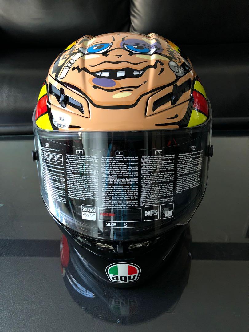 AGV GP-Tech Limited Edition Valentino Rossi Boxer helmet (Misano 2012 ...