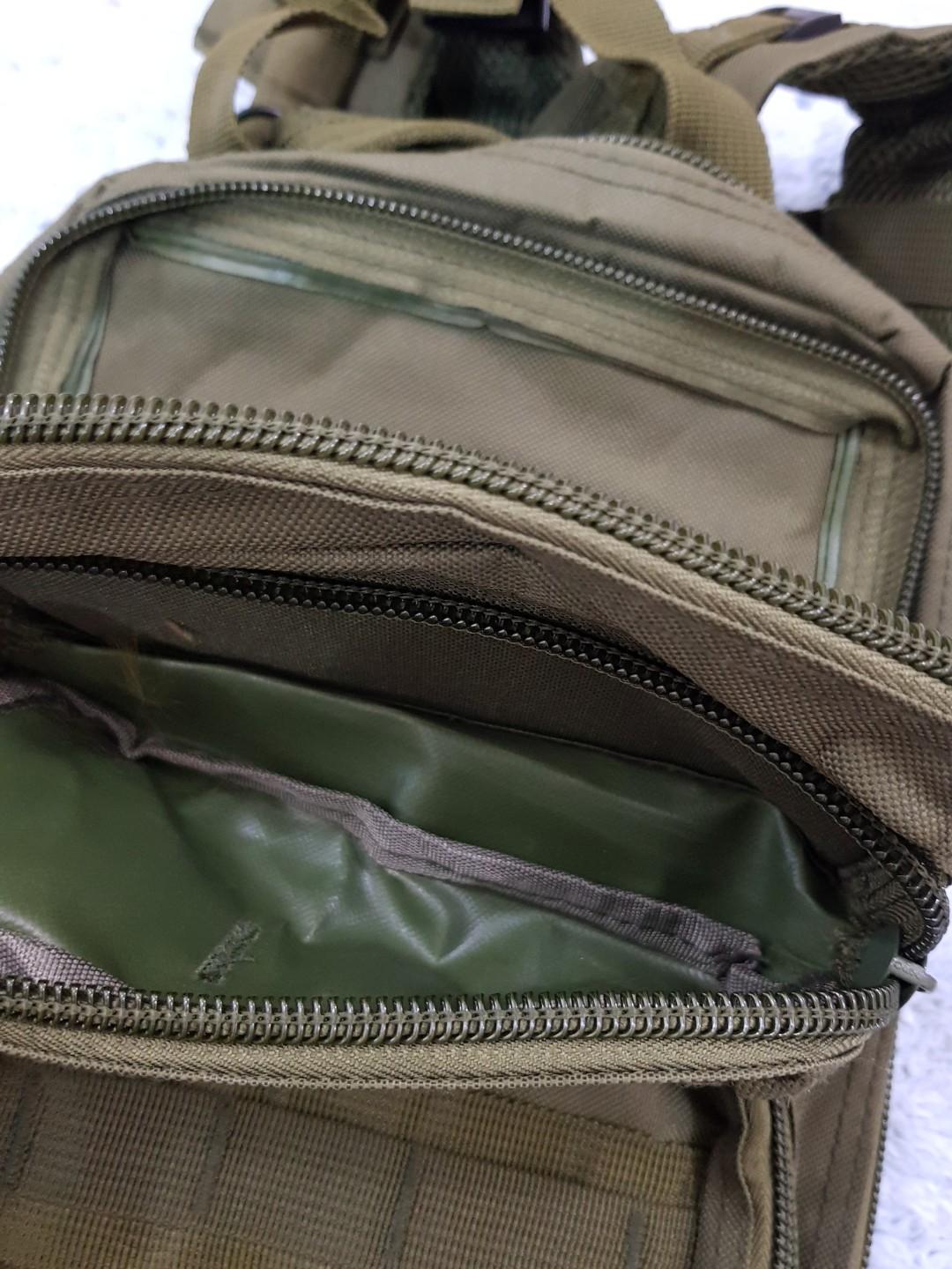 Army Green Backpack with Lots of Compartments (Category: Backpacks) located in Manila. Submitted by snowflakes.specials (Listing ID 245010432, Image 2). Description: Brand new without tag.