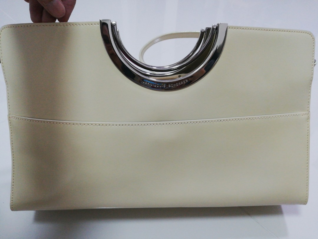 Jean-Louis Scherrer - Authenticated Handbag - Leather Camel Plain for Women, Never Worn, with Tag