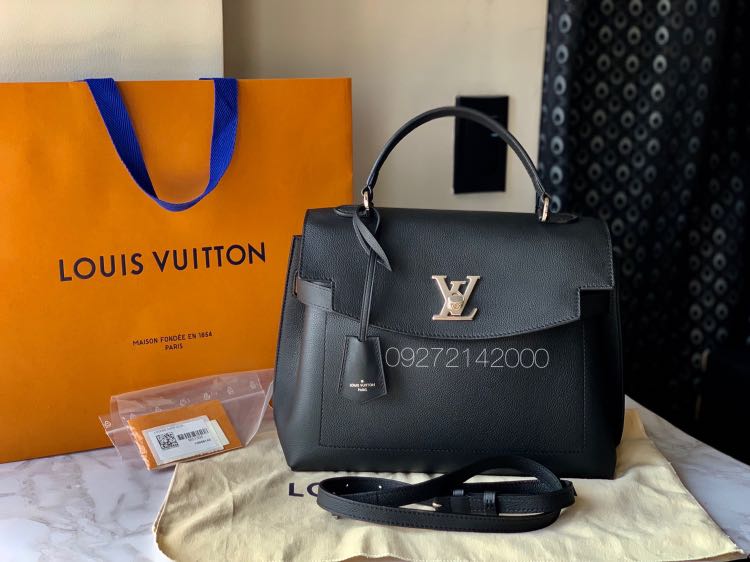 Buy Authentic, Preloved Louis Vuitton Lockme Ever MM Black Bags