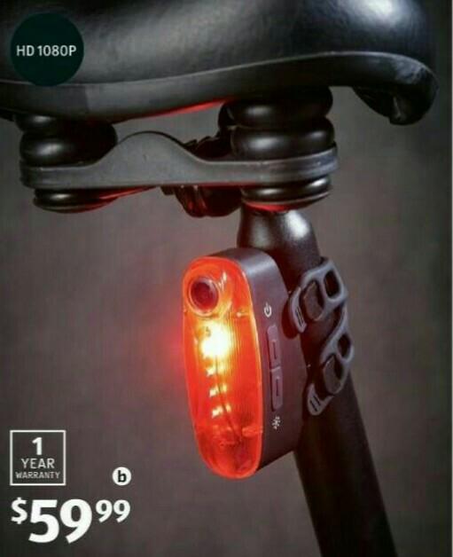 Bikemate hd action camera with tail light store