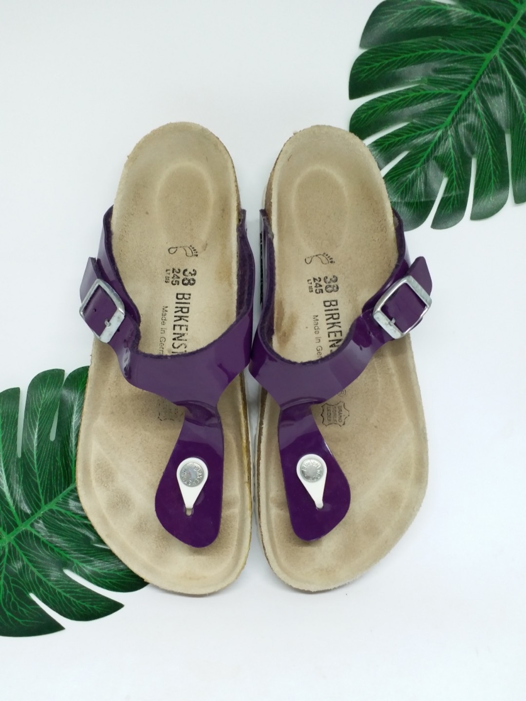 birkenstock violet metallic
