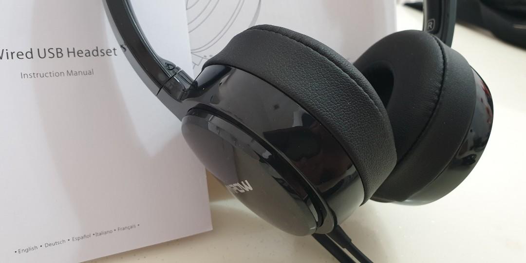 BNIB MPOW Wired USB Headset MPPA071AB Audio Headphones