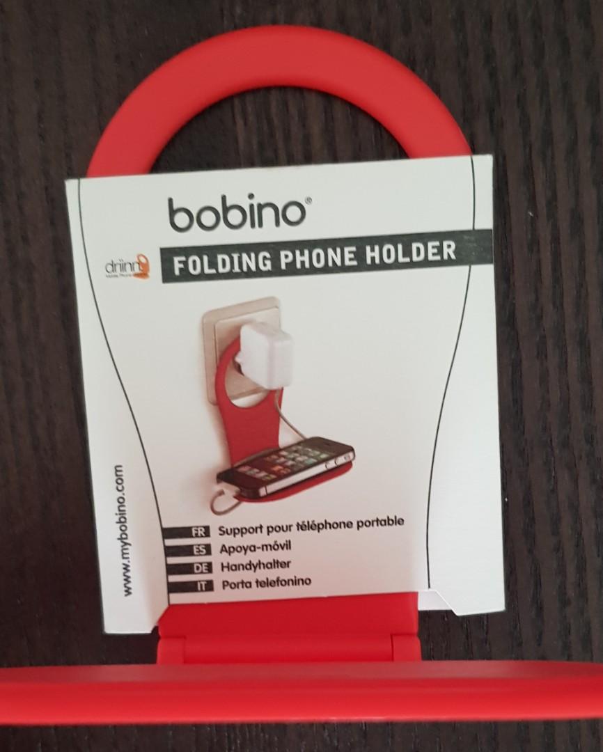 New bobino folding phone holder Tech home (Category: Mounts & Holders) located in Quezon City. Submitted by jessica_lim_n (Listing ID 245007404, Image 2). Description: ✔ SRP $55 ✔ New ❗ Has scratches. 📦 Shipping by buyer. 💲 Bank deposit / Cash. 📌 Posted in other group..