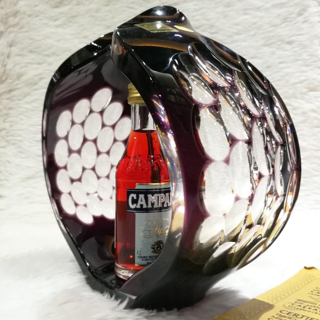 Bohemian Crystal Candle Holder (Purple) (Category: Home Improvement Tools & Accessories) located in Taguig. Submitted by metrowalker (Listing ID 244978818, Image 3). Description: Purple Bohemian crystal candle holder with a multifaceted window on the side of its wings From Czech Republic.