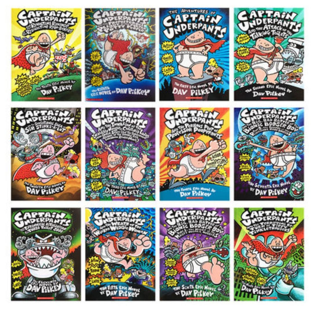 captain underpants 12 book set