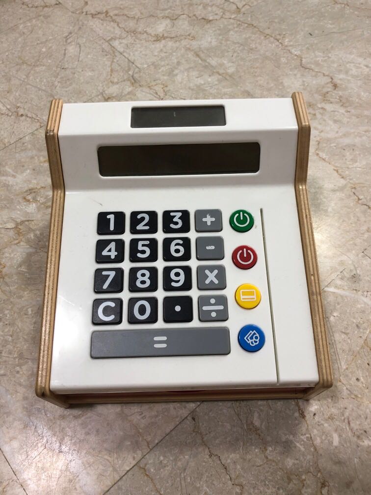 ikea wooden cash register