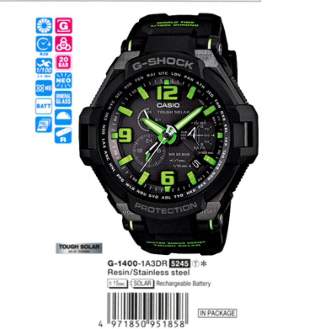 Casio gw 1400 clearance