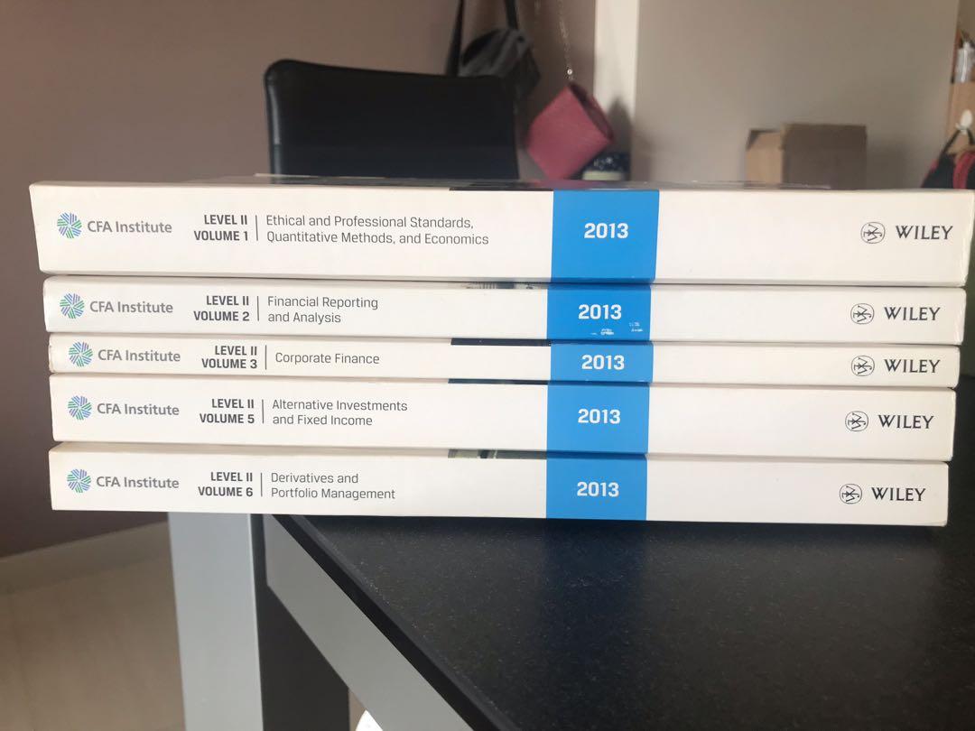 Cfa Institute Level 2 Wiley Books Stationery Textbooks