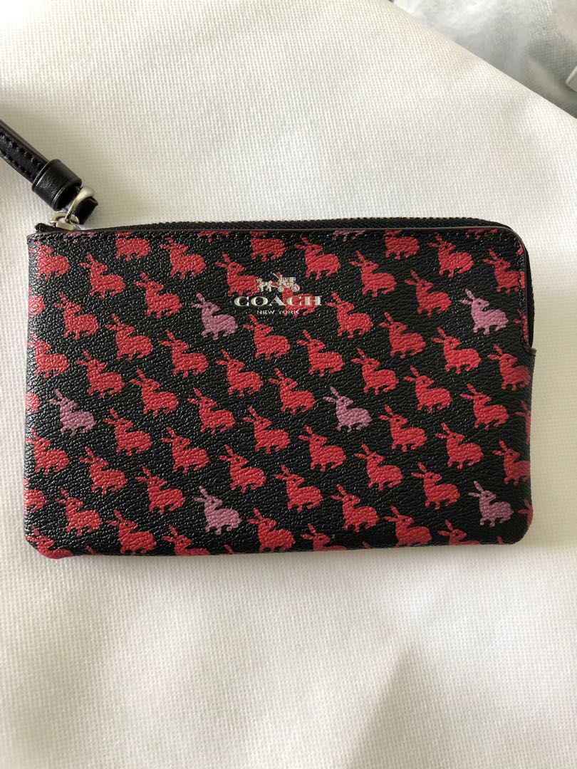 Coach 2025 bunny wristlet