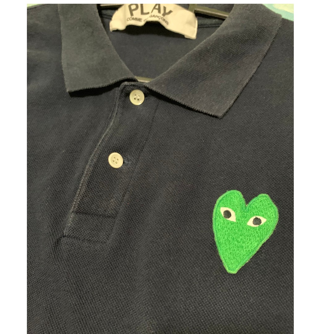 Comme des garcons green 2025 heart