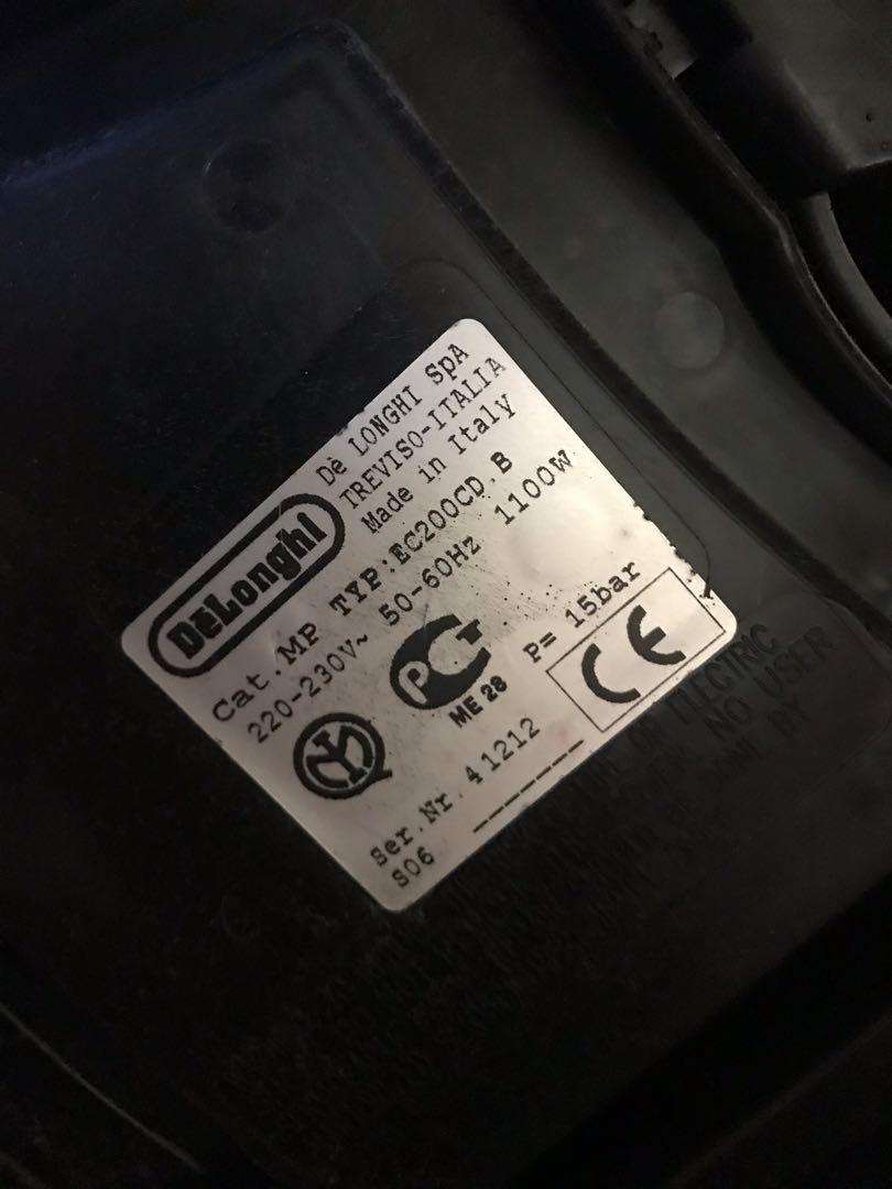 Delonghi Bar 32 Espresso Machine, TV & Home Appliances, Kitchen