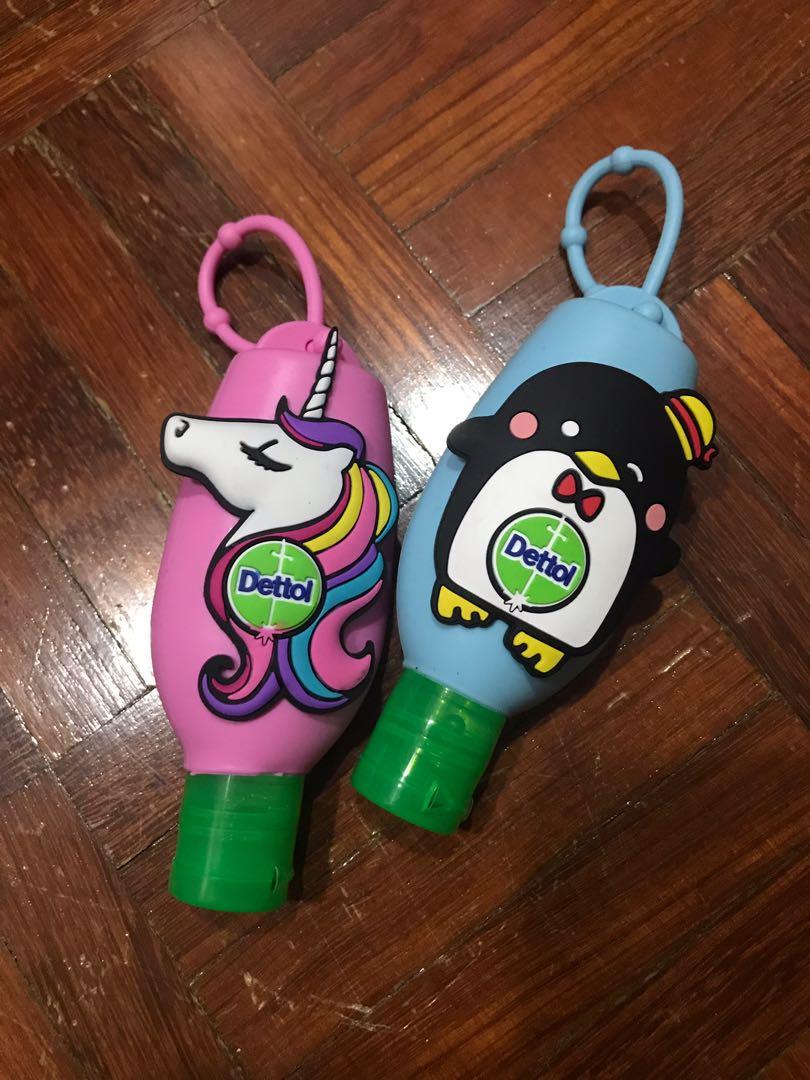 Dettol Hand Sanitizer Unicorn Penguin Set Health Beauty Skin