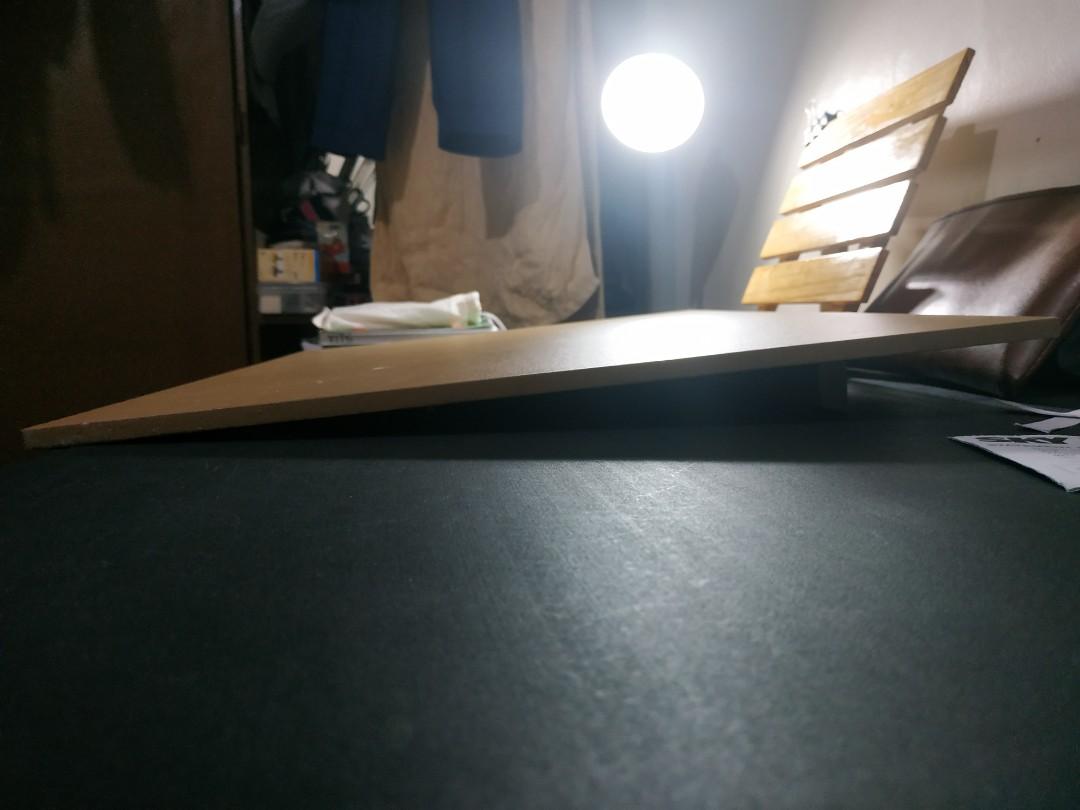 Drawing Board (Category: Craft Supplies & Tools) located in Manila. Submitted by vaughnirvin (Listing ID 244985465, Image 1). Description: Brown Slightly used Size: 18'' x 24'' Wooden Not adjustable Last price.