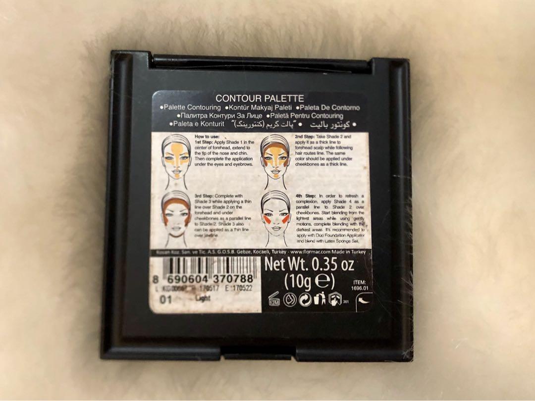 Flormar Cream Contour Palette, Beauty & Personal Care, Face, Makeup on