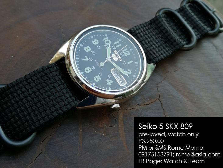 Seiko skx809 new arrivals