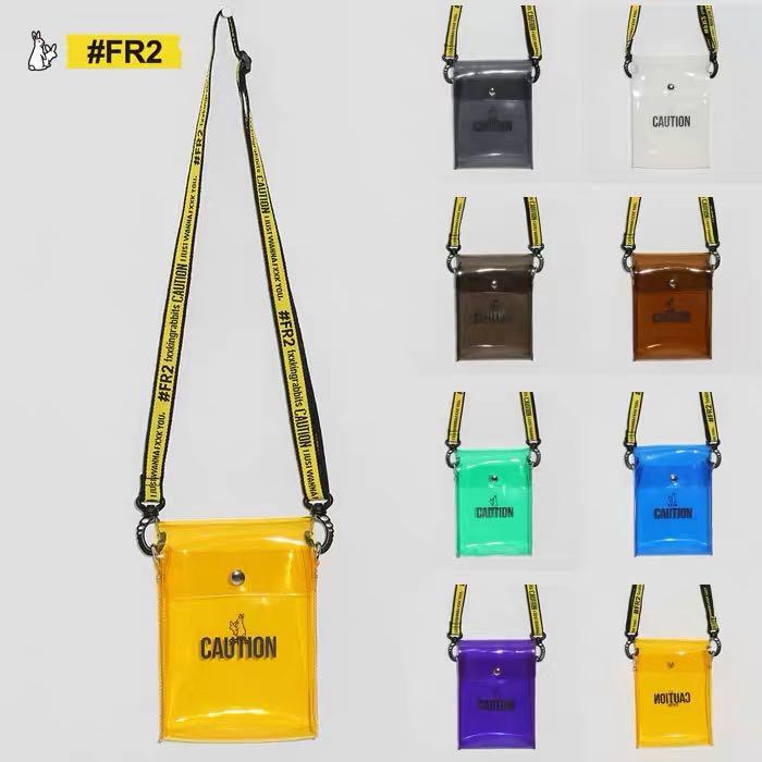 Fr2 Pvc Clear Shoulder Sling Bag Men S Fashion Bags Wallets Sling Bags On Carousell