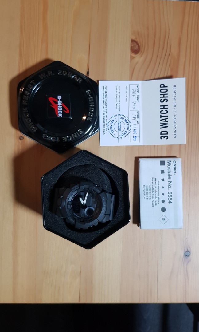 casio g shock 5554 manual