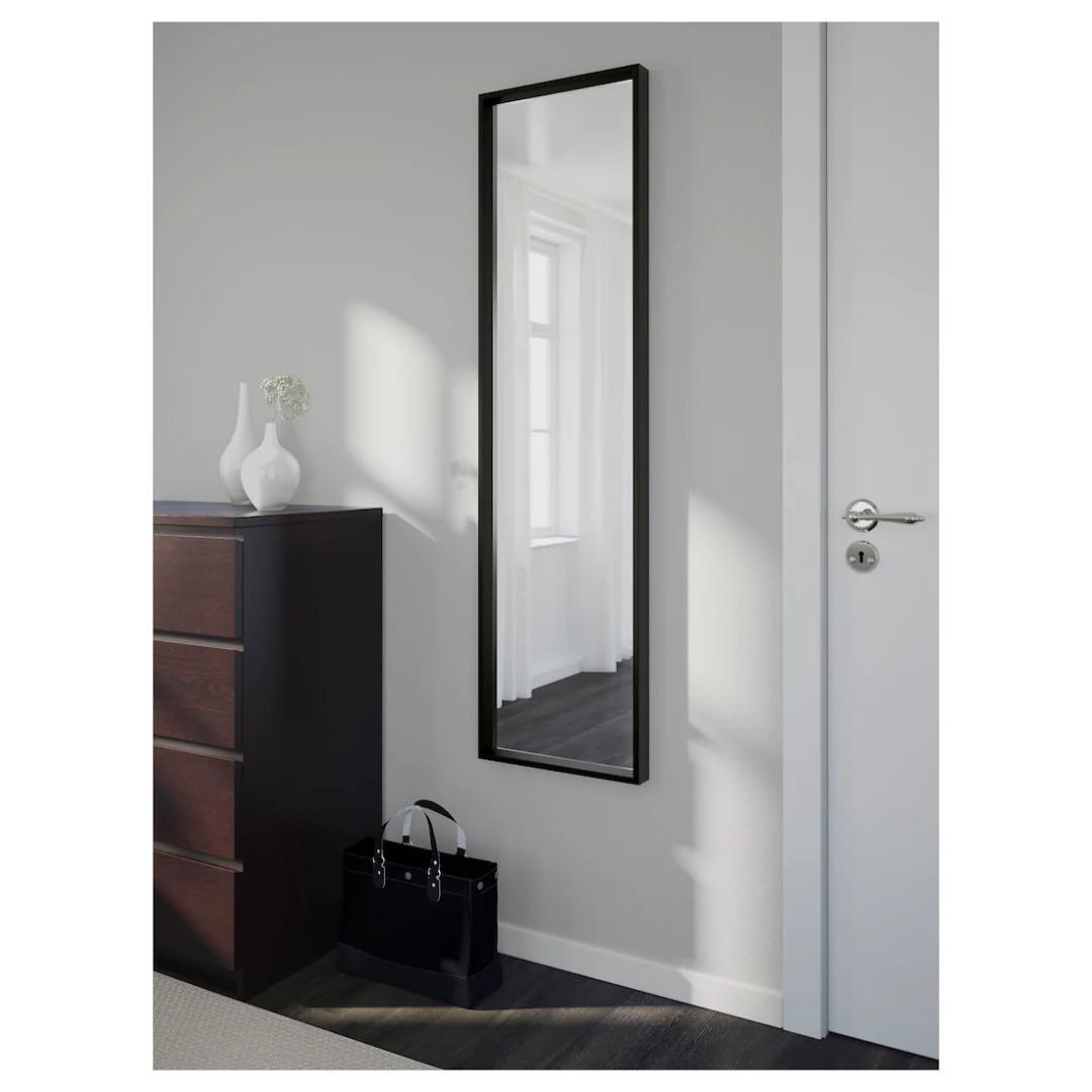 Ikea Mirror Nissedal Mirror Black 40x150 Cm Furniture Home Decor Others On Carousell