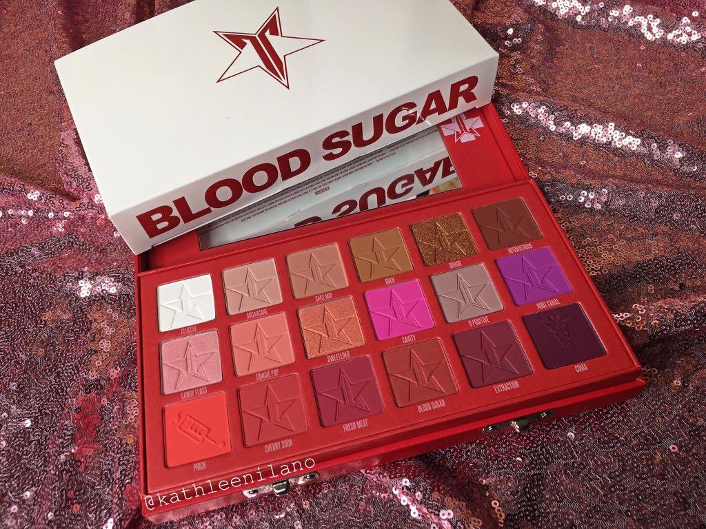 Jeffree Star Blood Sugar Palette Health Beauty Makeup On Carousell
